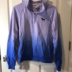 Ombré Purple and Blue PINK Quarter Zip